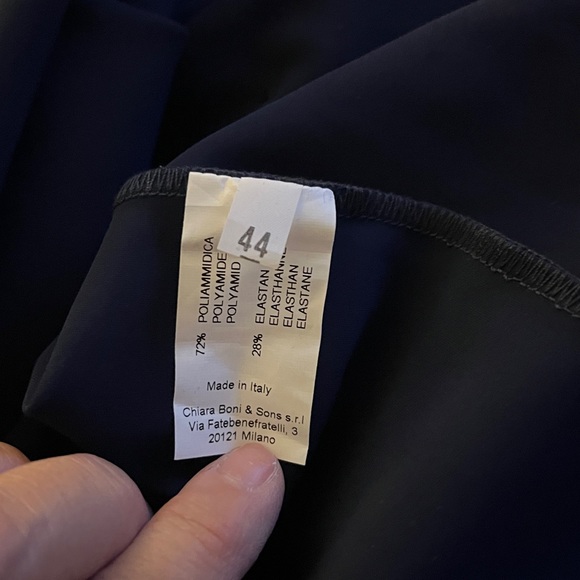 Chiara Boni La Petite Robe Florian Side Ruffle Dress 8 - Picture 10 of 10